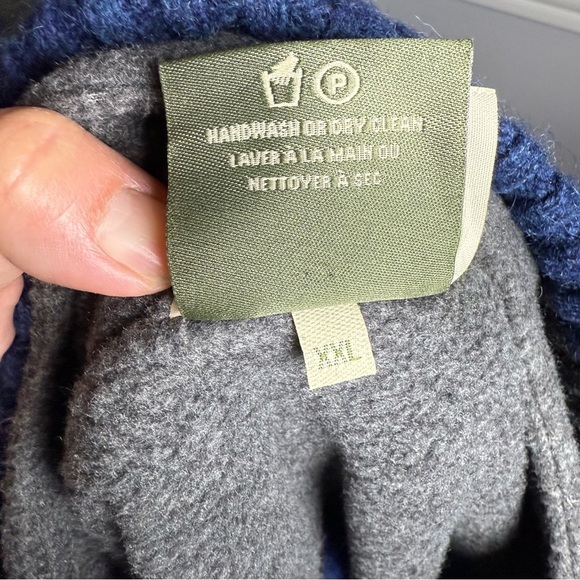 Carraig Donn Ireland Sweater Men’s XXL Cable Knit Fisherman Wool With Fleece - Picture 8 of 8